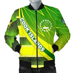 Cook Islands Men Bomber Jacket Victorian Vibes