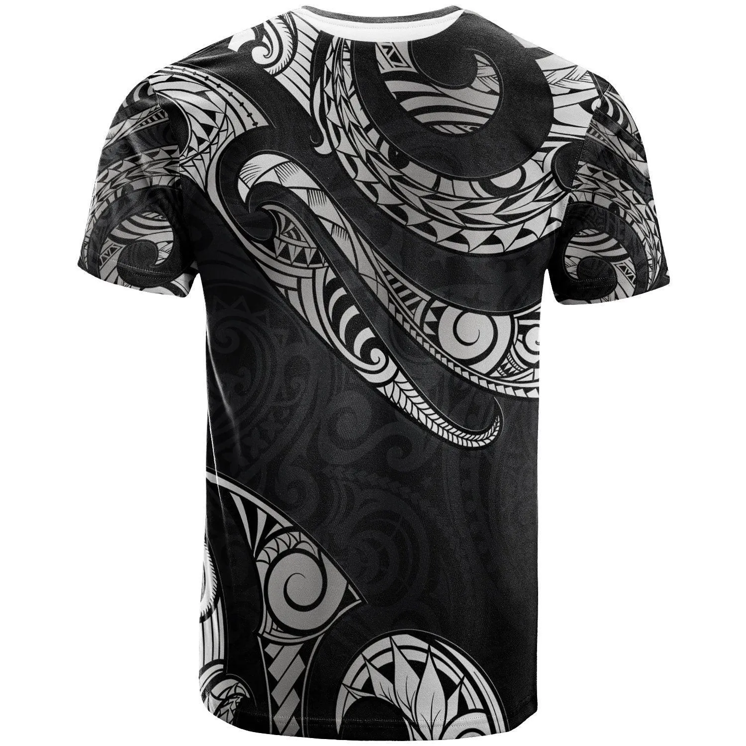 Fiji Polynesian T-Shirt - Poly Tattoo White Version