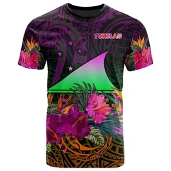Tokelau T-Shirt - Summer Hibiscus