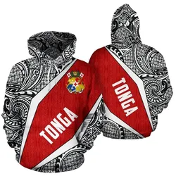 Tonga Polynesian Hoodie - Tonga Coat Of Arms Polynesian Tattoo
