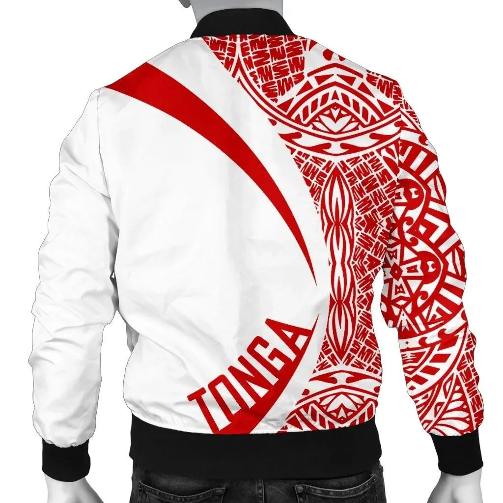 Alohawaii Jacket - Bomber Jacket Tonga Polynesian - Circle Style - J1
