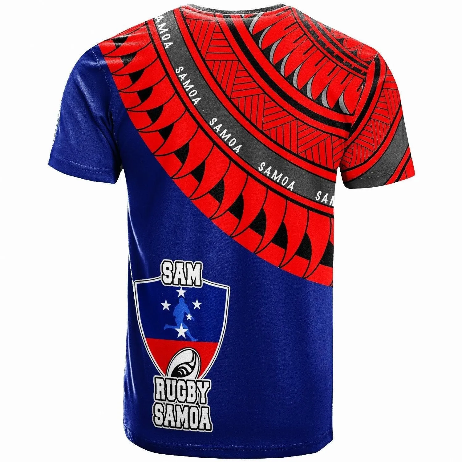 Samoa Custom Personalised T shirt - Samoa Rugby Fan