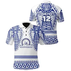 (Custom Personalised) Kolisi Ko Tupou College Tonga Polo Shirt Polynesian Tattoo Special