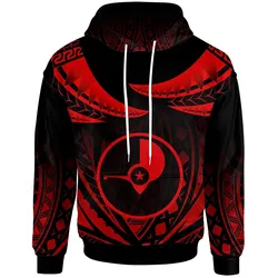 Yap Hoodie - Polynesian Tribal Tattoo