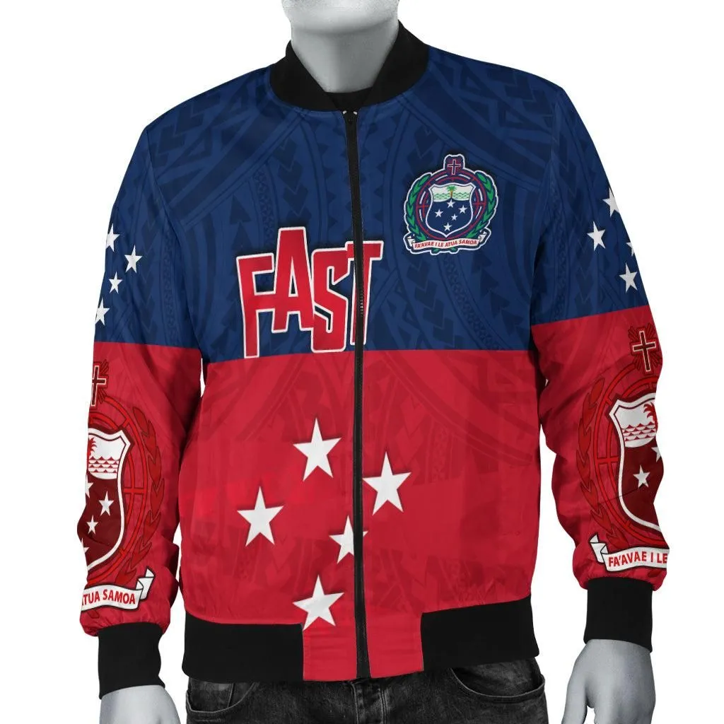 F.A.S.T Samoa Bomber Jacket Polynesian Enthusiasm LT13