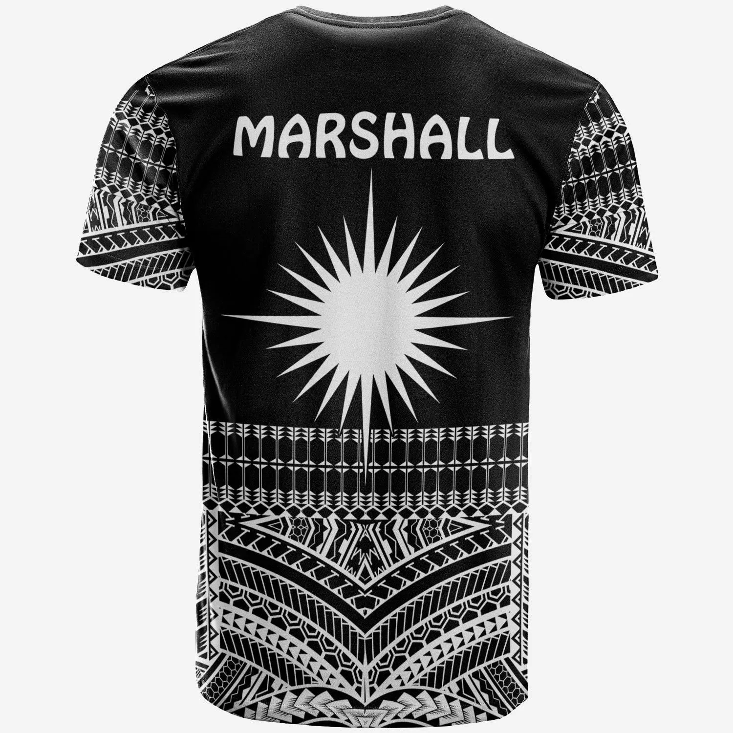 Marshall Islands T Shirt Best Tattoo Version Black LT13