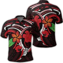 Alohawaii Shirt - Hawaiian Hibiscus And Plumeria Flower Polynesian Polo Shirt - AH - J4R