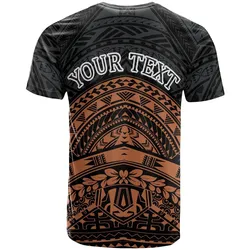 Papua New Guinea Custom Personalised T shirt - Tribal Pattern Hibiscus