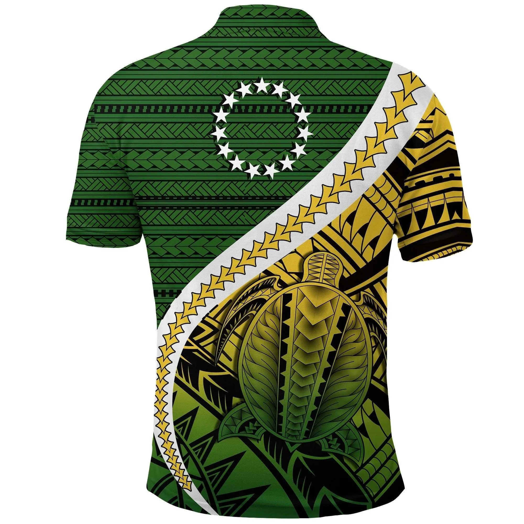 Combo Polo Shirt and Men Short Cook Islands Style Turtle Rugby
