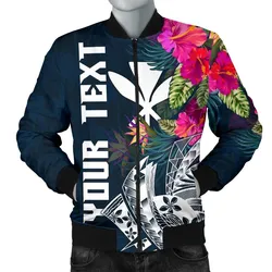 Polynesian Hawaii Custom Personalised Mens Bomber Jacket - Summer Vibes