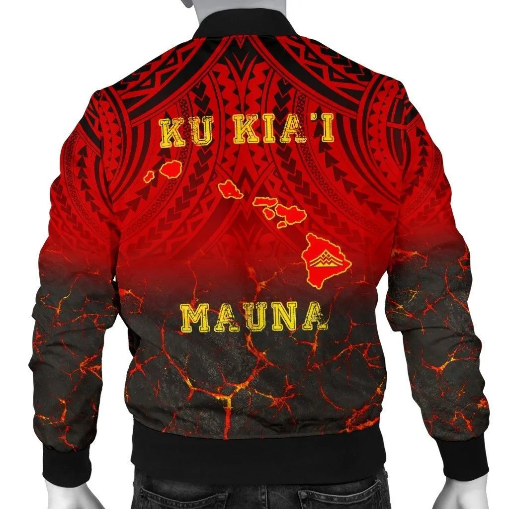Hawaii Mens Bomber Jacket - Protect Mauna Kea