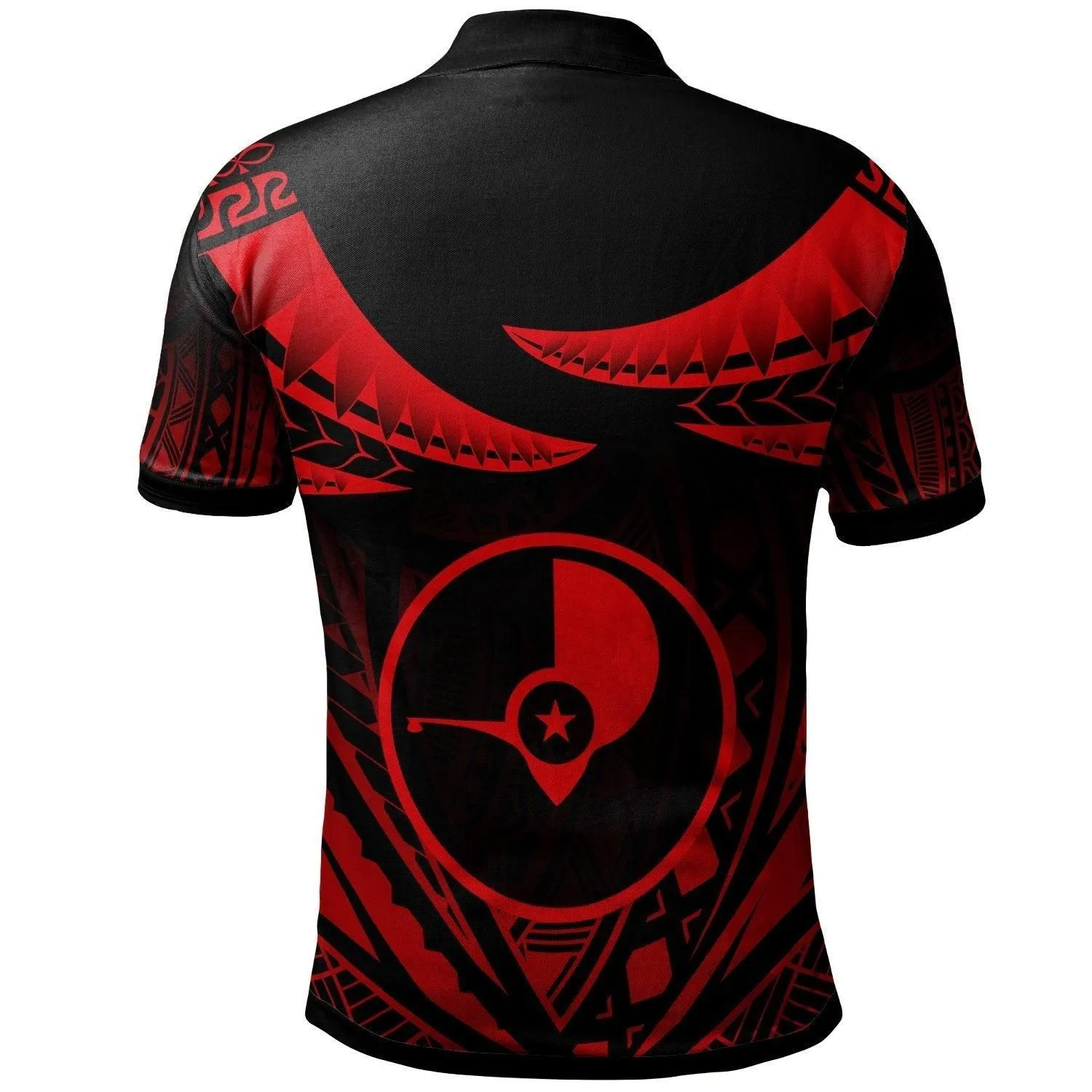 Yap Polo Shirt - Polynesian Tribal Tattoo