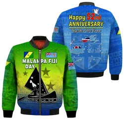 (Custom Personalised) Malampa Fiji Day Bomber Jacket Happy 52nd Anniversary LT14