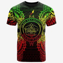 Palau All Palau Seal Map Polynesian Tattoo Reggae Unisex 3D T-Shirt All Over Print ONCJG