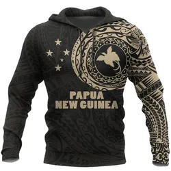 Papua New Guinea In My Heart Tattoo Style Hoodie - New A7