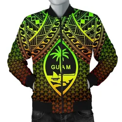 FamilyGater Jacket - Bomber Jacket Polynesian Guam - Reggae Vintage Polynesian Patterns - BN15