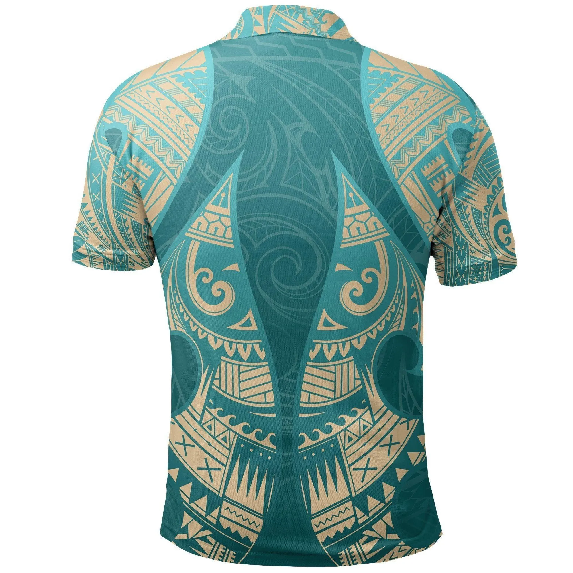 Polynesian Pride Polo Shirt - New Zealand Maori Polo Shirt, Hei Matau Tattoo Golf Shirt