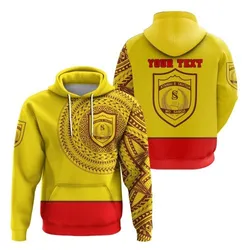 (Custom Personalised) Samoa College Hoodie Tattoo Style