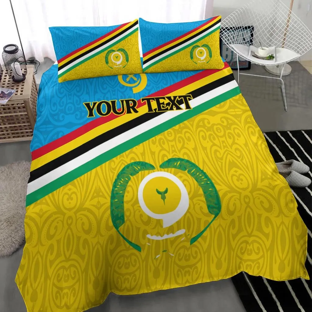 (Custom Personalised) Vanuatu Torba Province Bedding Set - Flag Style - LT12