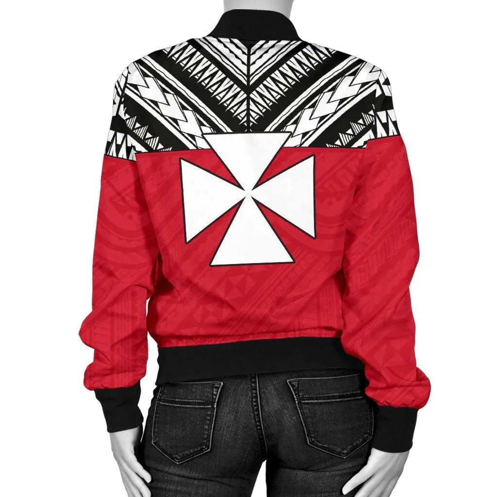 Wallis And Futuna Womens Bomber Jacket