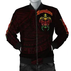 FamilyGater Jacket - Hawaii Turtle Polynesian Bomber Jacket - Cool - AH JW