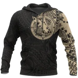 Polynesian Hoodie - Polynesian Surfing Girl Tattoo Style Special