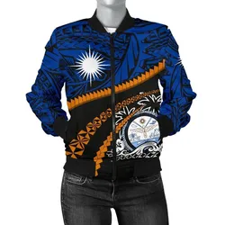 Marshall Islands Women Bomber Jacket - Road to Hometown