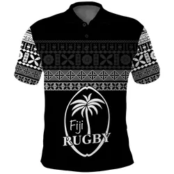 Fiji Rugby Polo Shirt Lifestyle 2022 Flying Fijians LT13