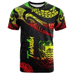 Tuvalu Polynesian T-Shirt - Poly Tattoo Reggae Version