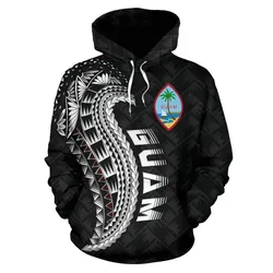 Hoodie Guam, Guam Tattoo Polynesian Wings Style A02