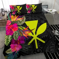 Hawaii Bedding Set Hibiscus Polynesian Pattern - Bn39