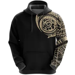 Alohawaii Clothing - Hoodie Polynesian Tattoo Style A7