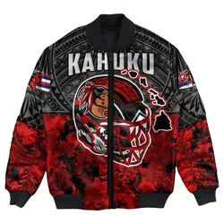Polynesian Pride Jacket - Red Raider For Life Bomber Jacket LT10