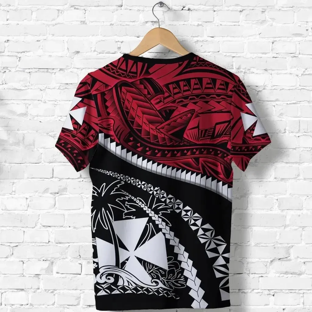 Alohawaii T-Shirt - Tee Wallis and Futuna Tapa Polynesian Shark Tattoo K4