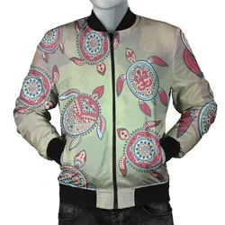 Hawaiian Turtle Polynesian Bomber Jacket - AH