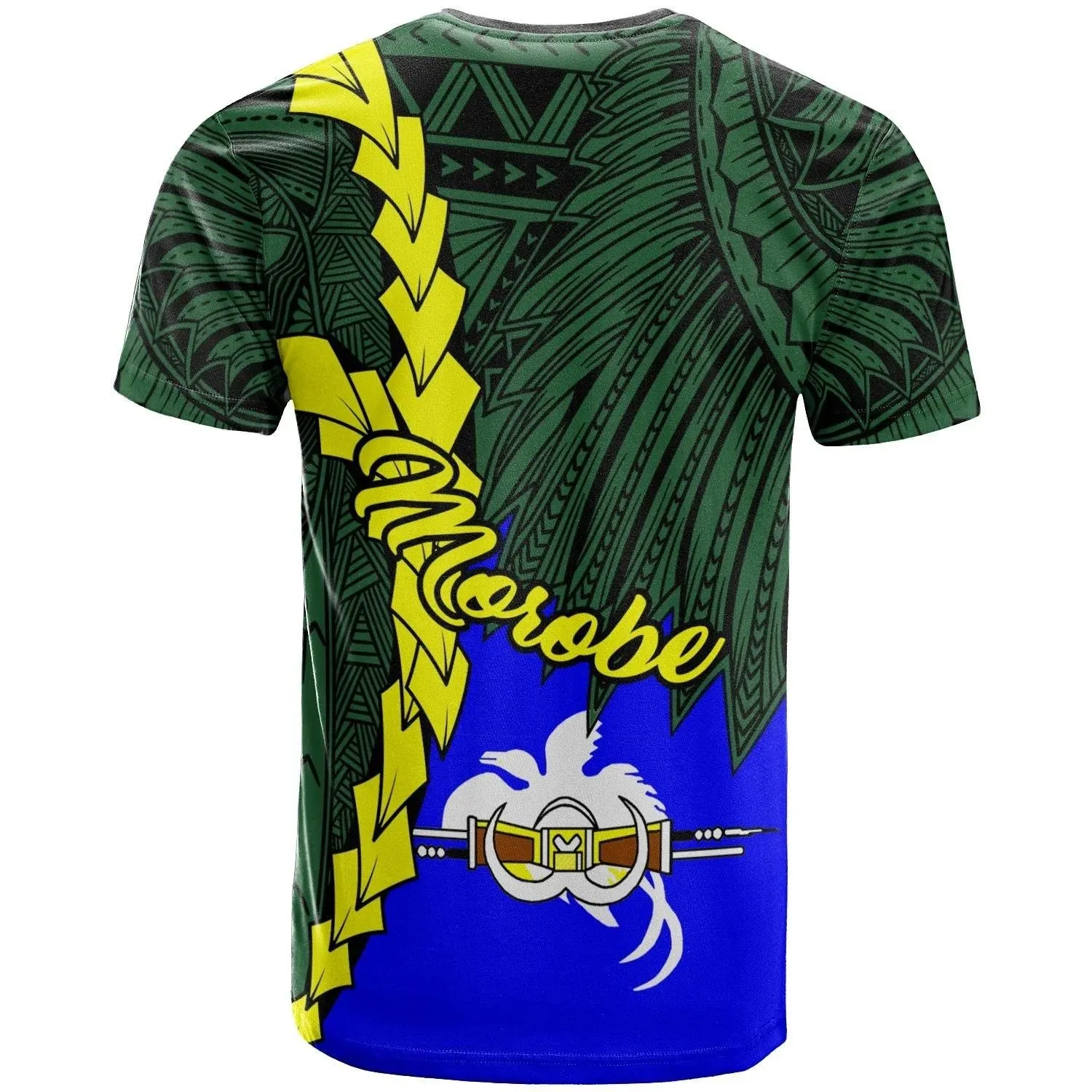 Papua New Guinea Morobe Province Polynesian Custom Personalised T-Shirt - Tribal Wave Tattoo - BN12