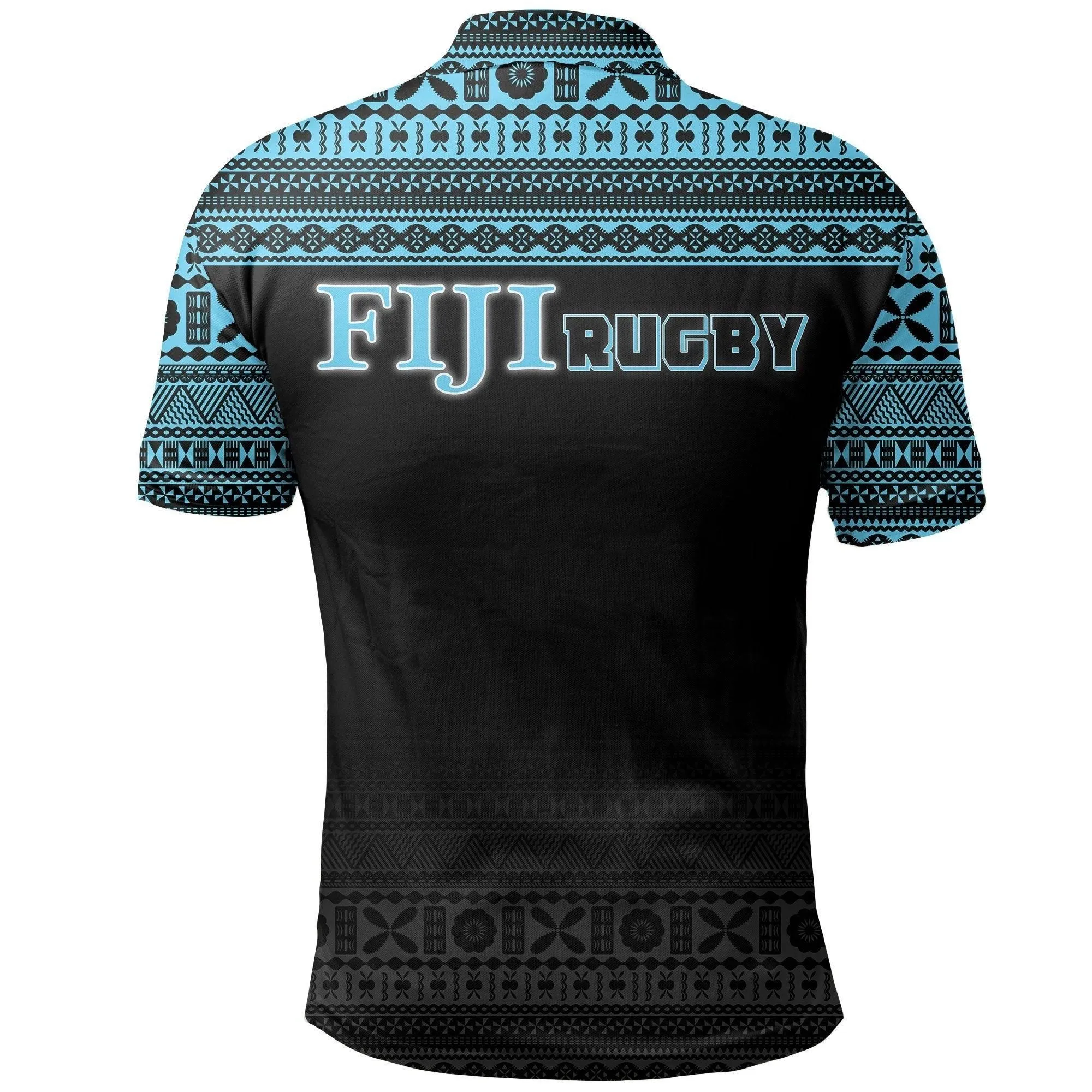Fiji Polo Shirt - Rugby Fijian Tapa Pattern