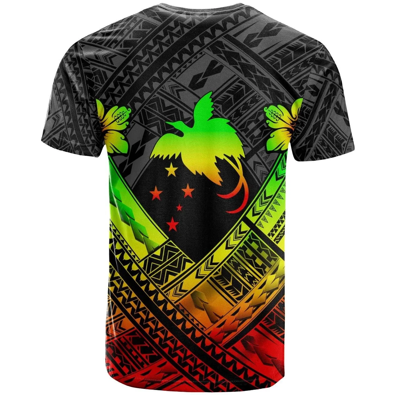 Papua New Guiae Polynesian T-Shirts - Papua New Guiae Reggae Seal Camisole Hibiscus Style - BN18