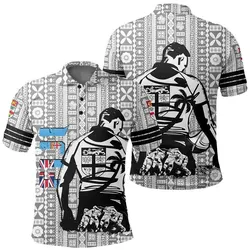 Fiji Flag Polo Shirt - Rugby Winner