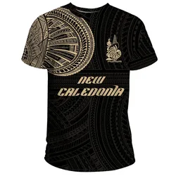 New Caledonia T-Shirt Polynesian Tattoo Style A31