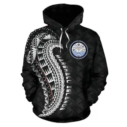 Marshall Islands Hoodie, Marquesas Islands Tattoo Polynesian Wings Style A02