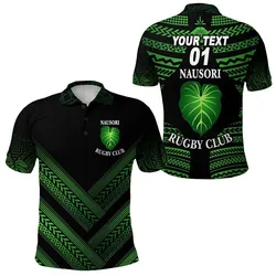 (Custom Personalised) Fiji Nausori Rugby Polo Shirt Creative Style, Custom Text And Number LT8