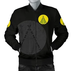 (Sivage) Wallis and Futuna Mens Bomber Jacket