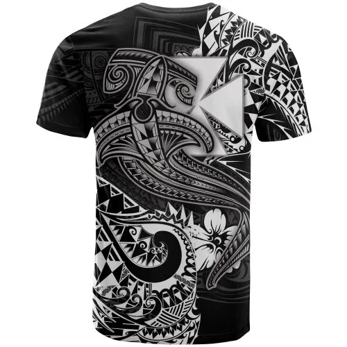 Polynesian Wallis and Futuna T shirt - White Shark Polynesian Tattoo