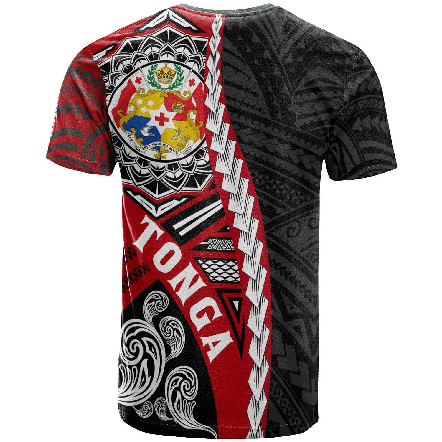 Tonga Polynesian T-Shirt - Wave Tattoo