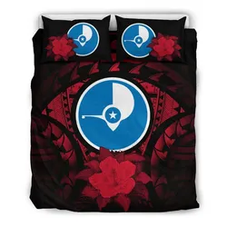 Yap Red Hibiscus Bedding Set A24 Dhc28111674Dd