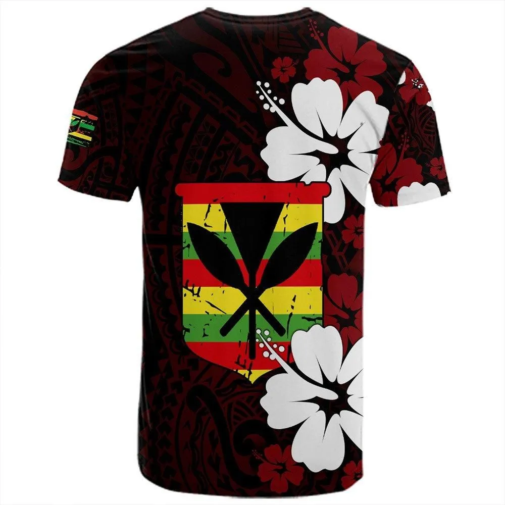 Polynesian Pride T-Shirt - Hawaii Kanaka Hibiscus Style T-Shirt LT10