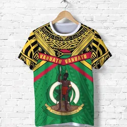 Vanuatu T shirt Simple Coat Of Arms Rugby