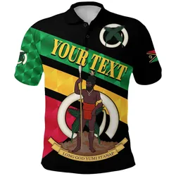 (Custom Personalised) Vanuatu Rugby Polo Shirt Sporty Style