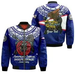 Custom American Samoa Independence Anniversary Pride Bomber Jacket - LT12